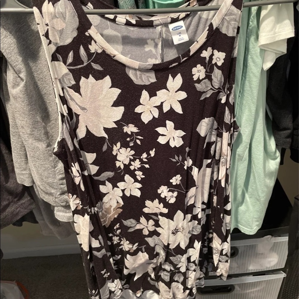 Womens floral tank top
